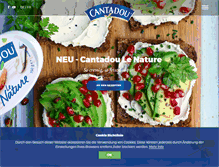 Tablet Screenshot of cantadou.ch